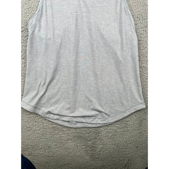 Lululemon gray flowy tank sz 10 - Picture 3 of 5
